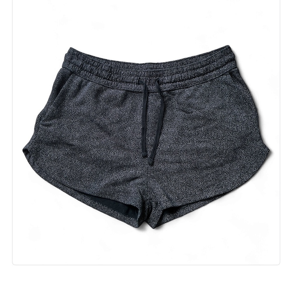 H&M Black and white Athletic sweat Shorts medium